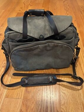 EUC! Filson Rugged Twill Original Briefcase Bag